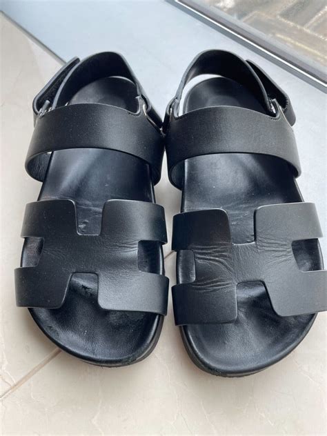 takara hermes - Hermès Takara Leather Sandals .